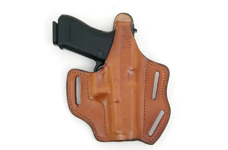 Front Line Three-Slot - Leather Holster